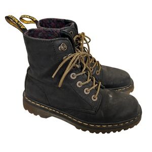 Dr. Martens Black Leather Boots